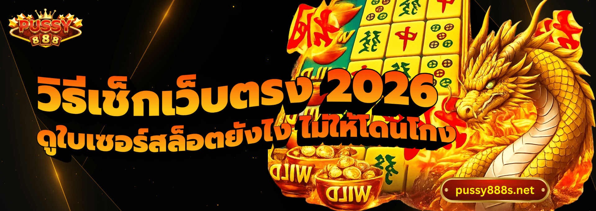 วิธีเช็กเว็บตรง 2026-พุซซี่888