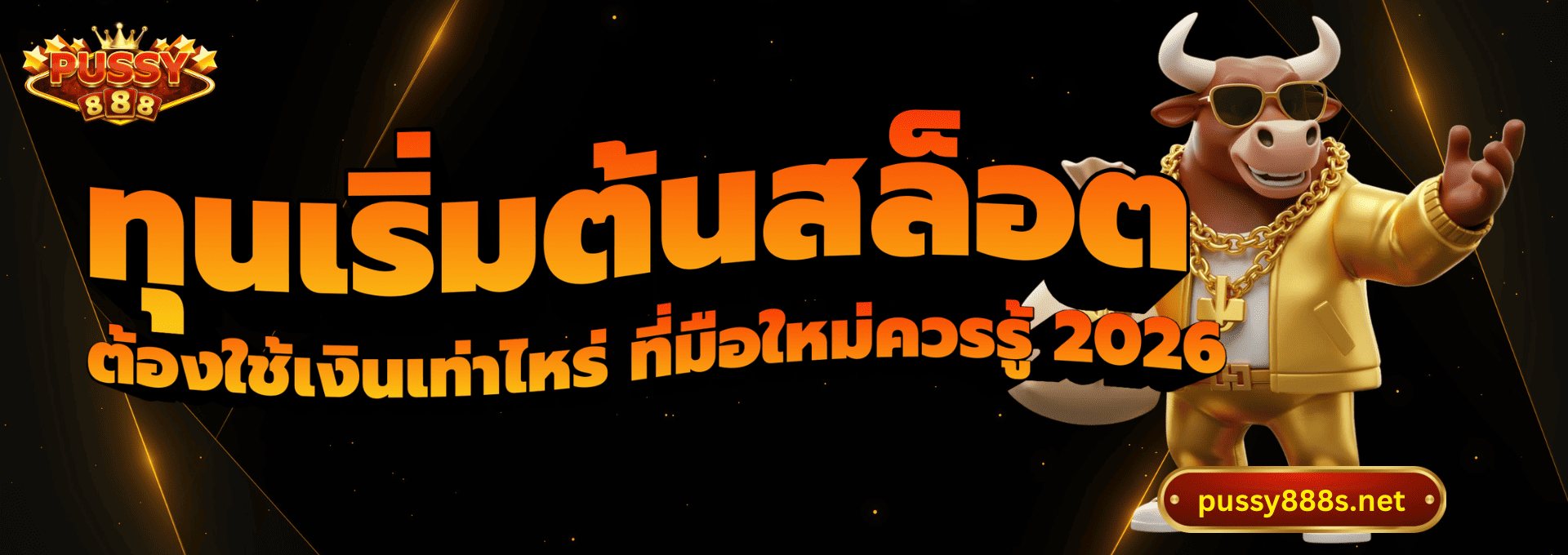ทุนเริ่มต้นสล็อต-พุซซี่888
